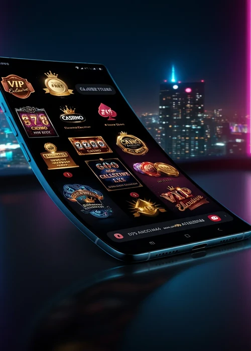 Écran d'accueil Lucky8 présentant la sélection de jeux premium